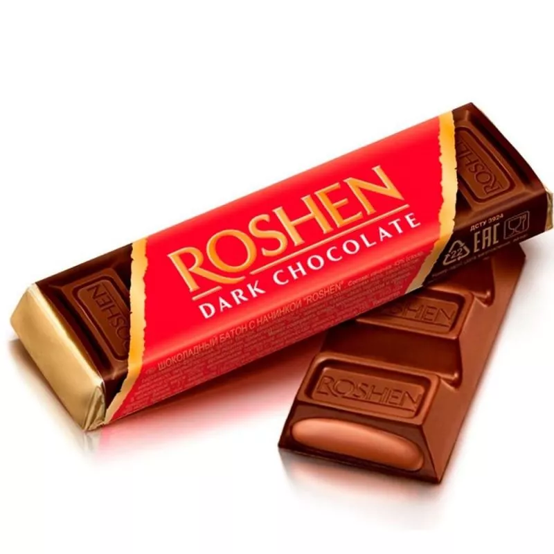 Barrita de chocolate sabor BRANDY 43g ROSHEN