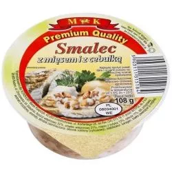 Smalec z miesem i z cebulka 108g MK