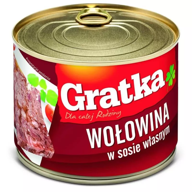 Wolowina w s wlasnym 525g GRATKA 