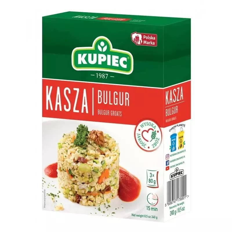 Kasza bulgur 3x80g KUPIEC