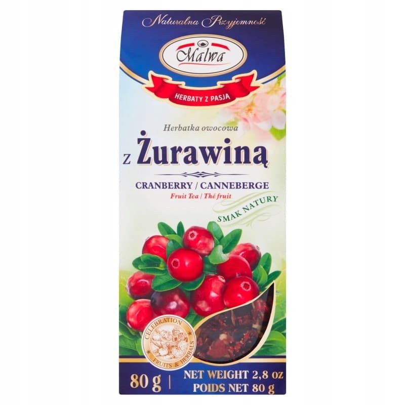 Herbatka z ZURAWINA 80g MALWA 