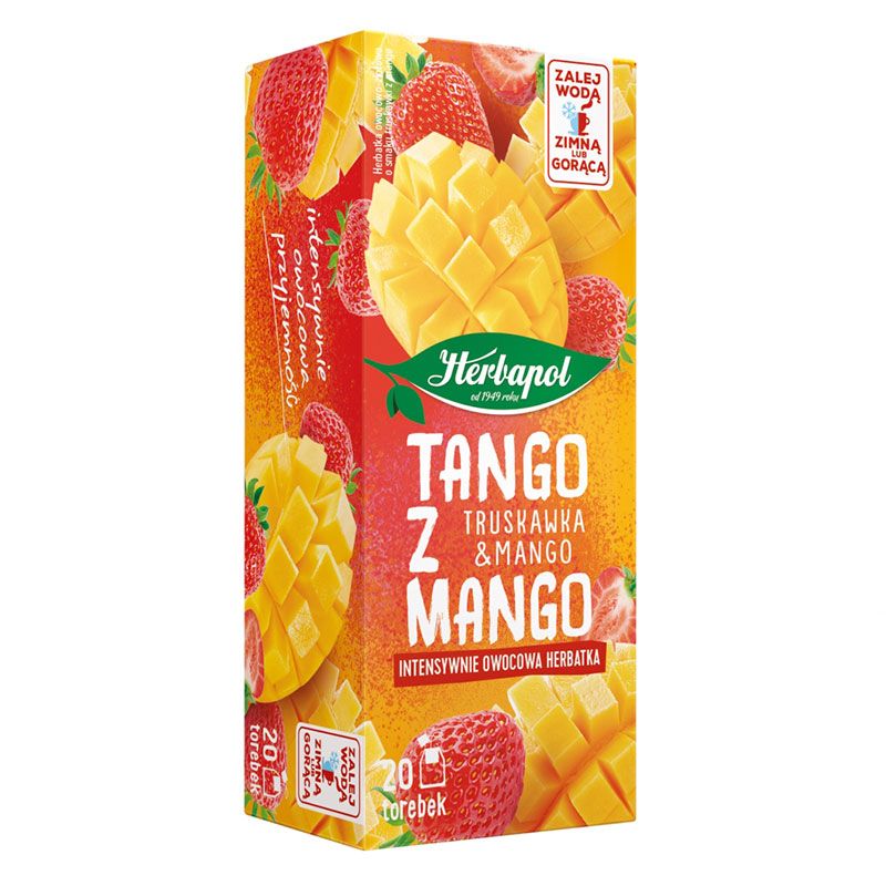 Herbata TANGO Z MANGO truskawka mango 2g x20 HERBAPOL