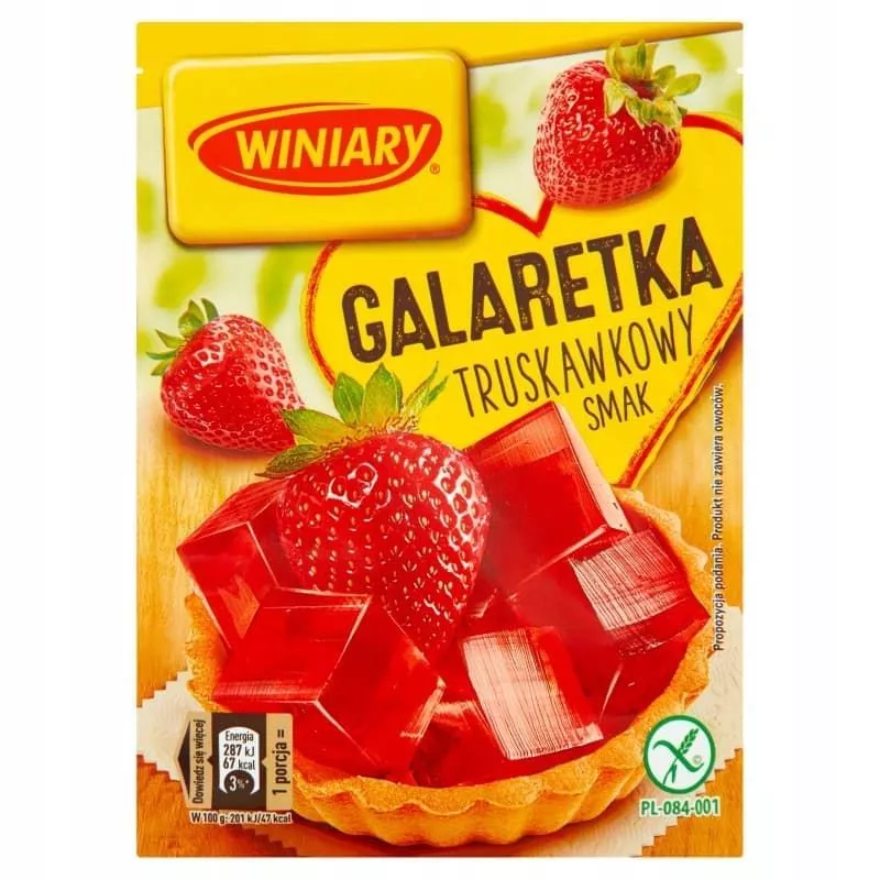 Galaretka truskawkowy smak 71g WINIARY