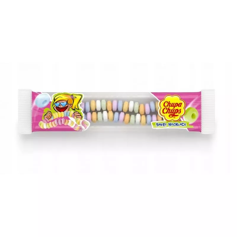 Caramelos en polvo Chupa Chups Sweet Necklace 17.7 g