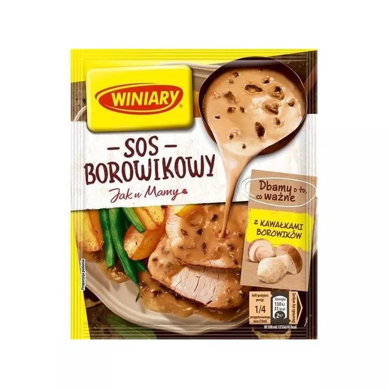 Salsa de setas en polvo SOS BOROWIKOWY 33gr WINIARY