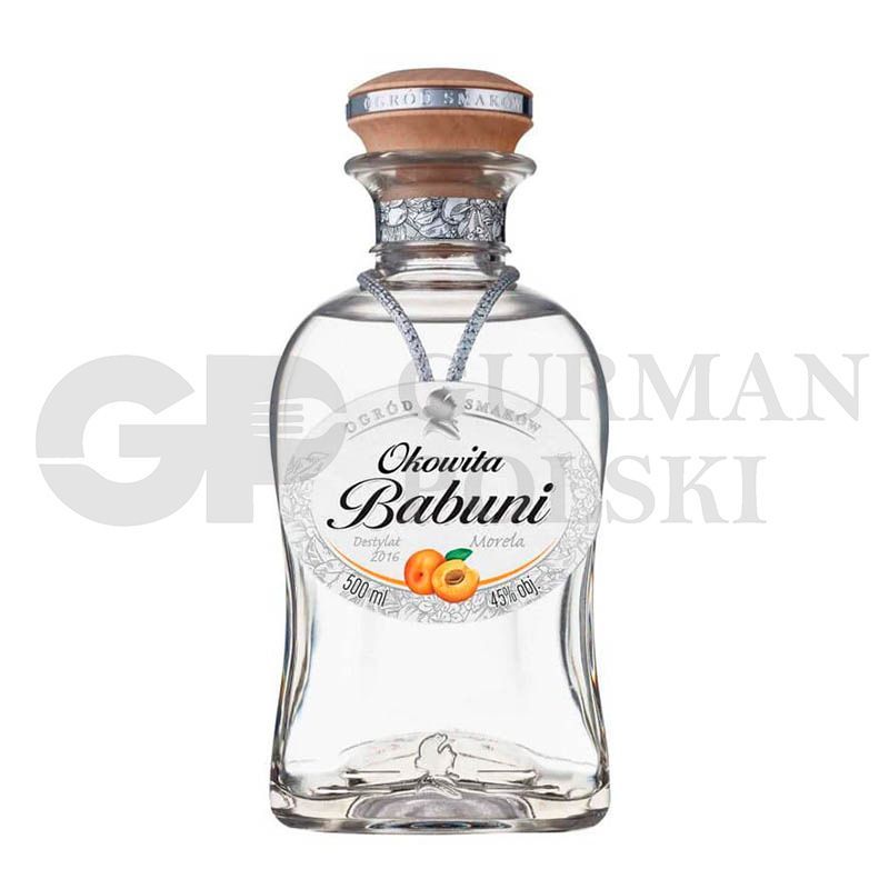 Vodka OKOWITA BABUNI con sabor de albaricoque 0.5l 45%alk