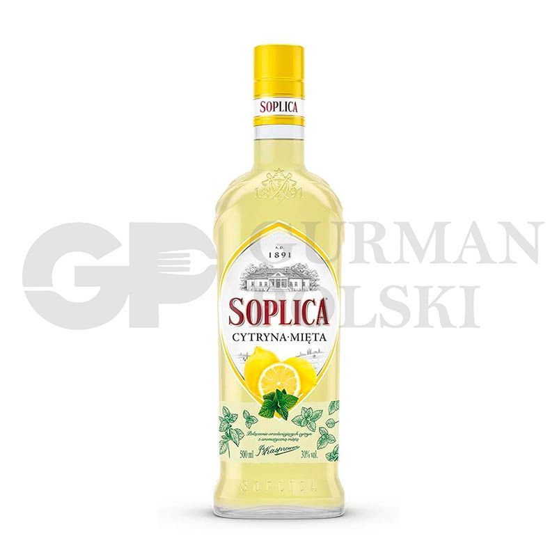 Vodka SOPLICA con sabor de citrina con menta 500ml 30%alc