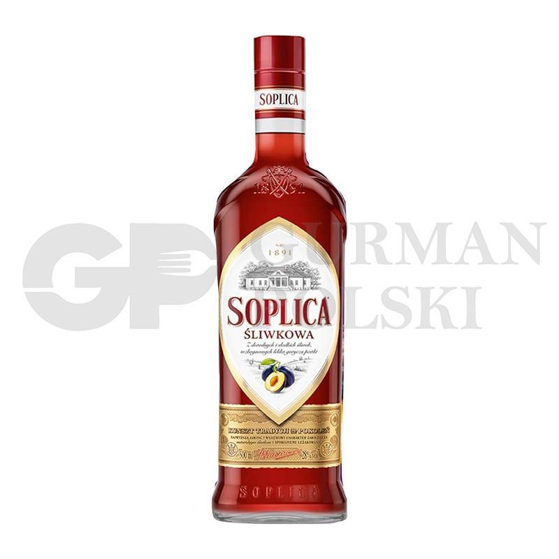 Vodka SOPLICA con sabor de ciruela 28%alk 500ml