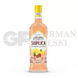 Vodka SOPLICA con sabor de citrina con frambuesa 500ml 30%alc