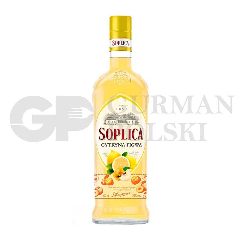 Vodka SOPLICA con sabor de limon con membrillo 500ml 28%alc