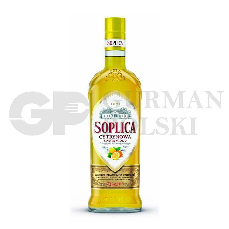 Vodka SOPLICA con sabor de limon con miel 30%alc 500ml