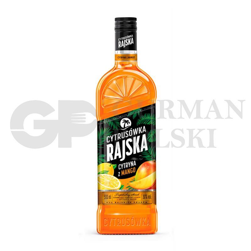 Vodka SOPLICA con sabor de mango 30%alc 0.5L RAJSKA CYTRUSOWKA