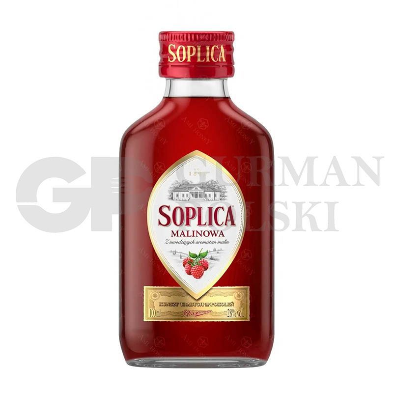 Vodka con sabor de frambuesa 0.100ml 28% alc SOPLICA