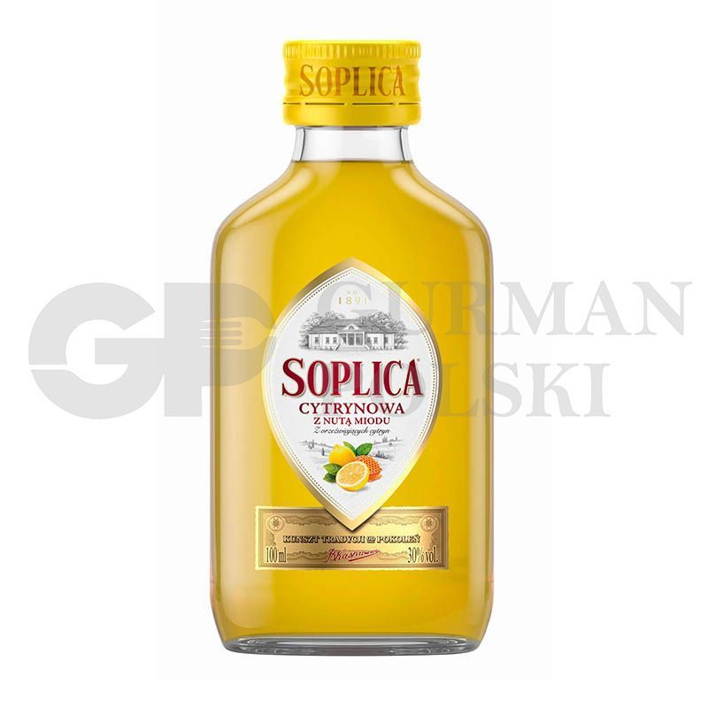 Vodka SOPLICA con sabor de limon con miel 0.100ml 28%alk