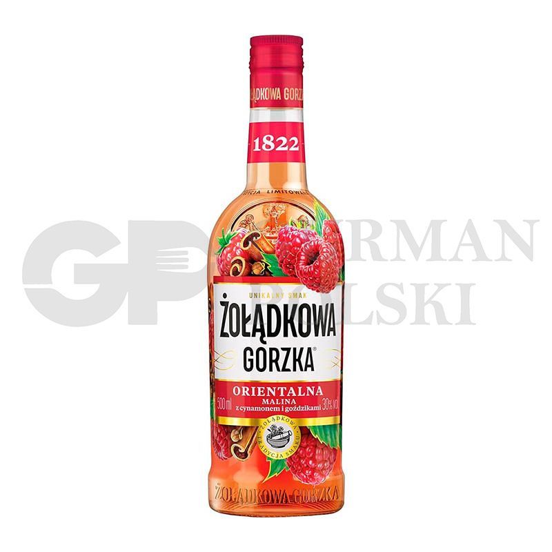 Vodka ZOLADKOWA GORZKA frambuesa con canela y clavo 30% alc 500ml