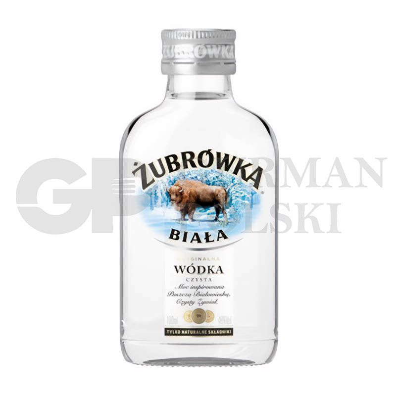 Vodka ZUBROWKA BIALA 40%alc 0.100ml