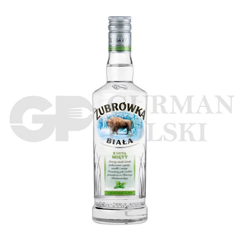 Vodka ZUBROWKA con menta 37.5%alk 500ml