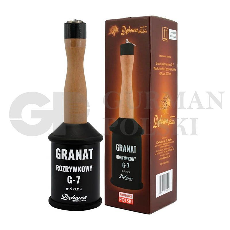 Vodka DEBOWA 700ml 40% GRANAT ROZRYWKOWY