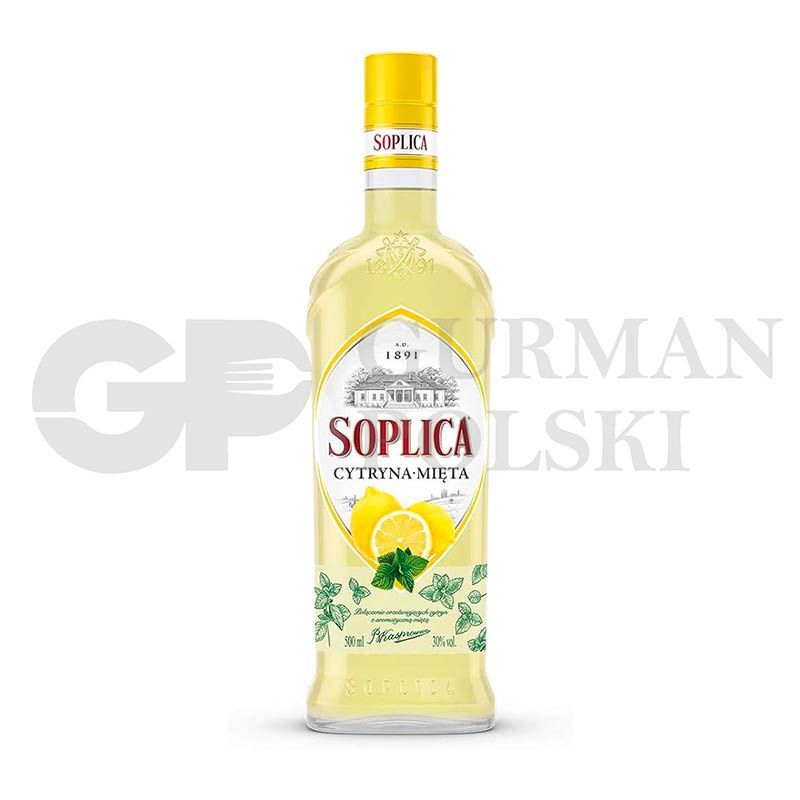 Vodka SOPLICA con sabor de citrina menta 28% alc 0.5L