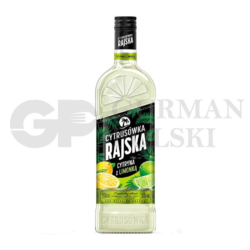 Vodka con sabor de lima 30%alc 0.5L RAJSKA CYTRUSOWKA SOPLICA