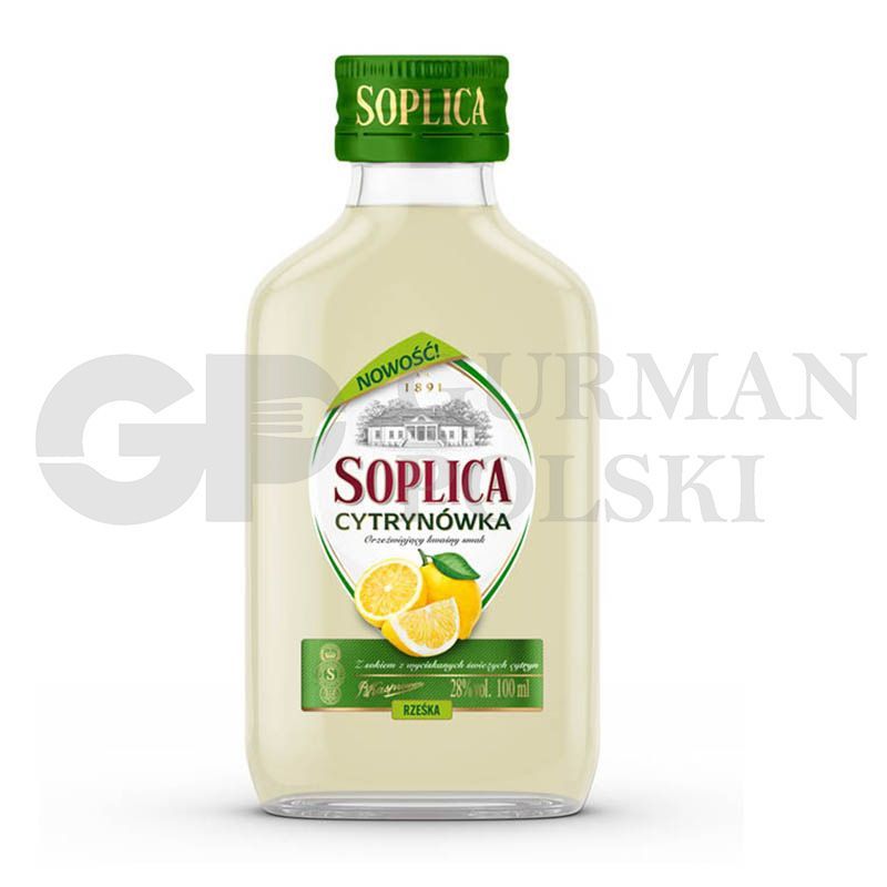 Vodka SOPLICA con sabor Cytrynowka 0.100 l / 28%