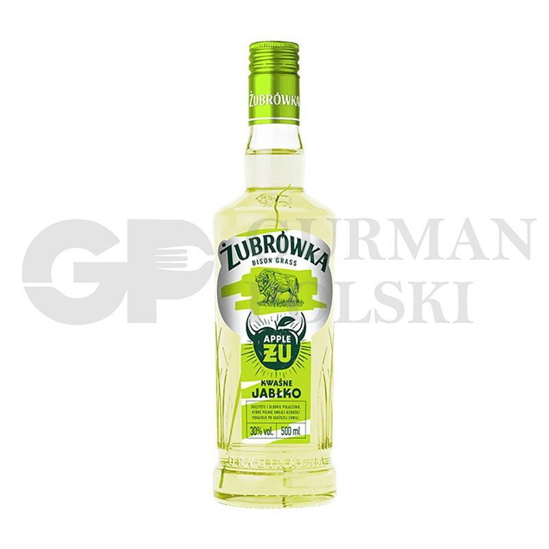 Vodka ZUBROWKA Fresh Kwasna Jablko 30%vol 0.5L