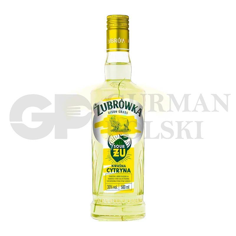 Vodka ZUBROWKA Fresh Kwasna Cytryna 30%vol 0.5L