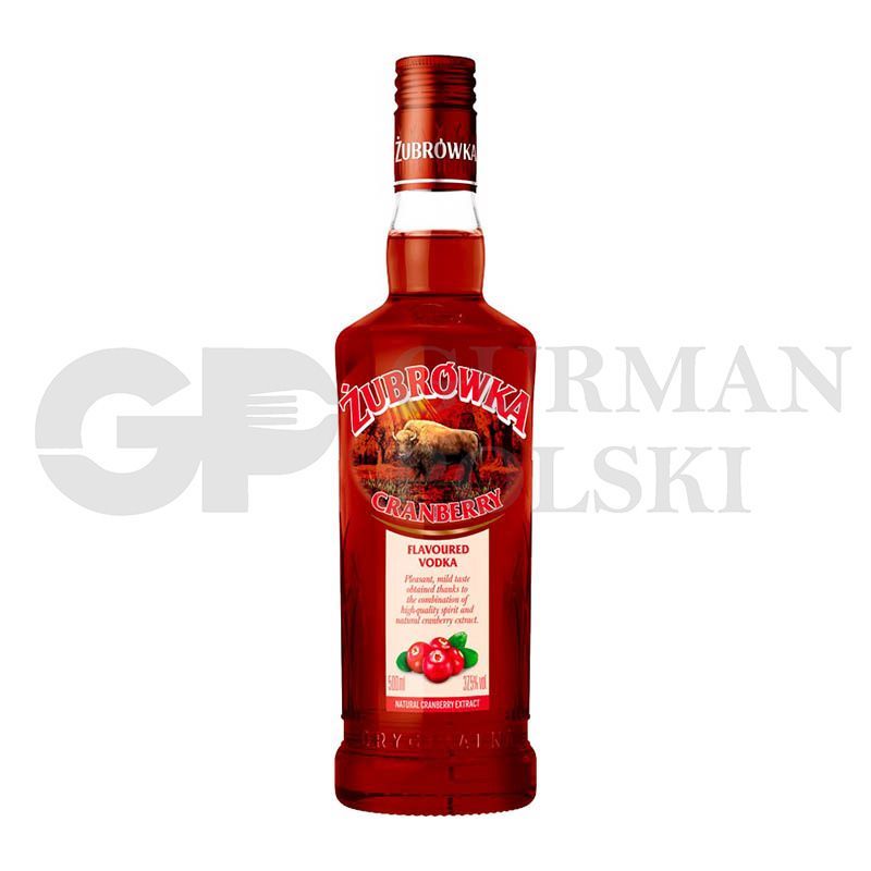 Vodka ZUBROWKA con sabor arandano agrio 37.5% 500ml