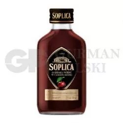 Vodka con sabor guinda con chocoolate 25% alc 100ml SOPLICA