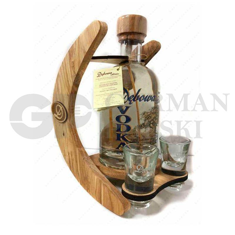 Vodka DEBOWA POLSKA en caja+2vasos 700ml 40%vol