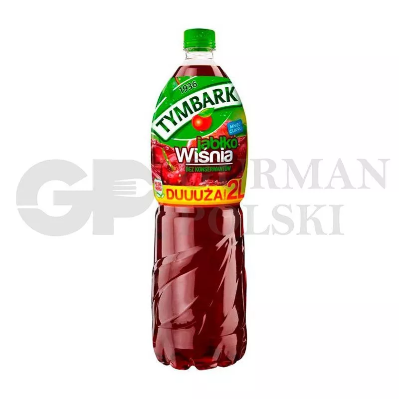 Refresco sabor manzana-guinda 2L TYMBARK