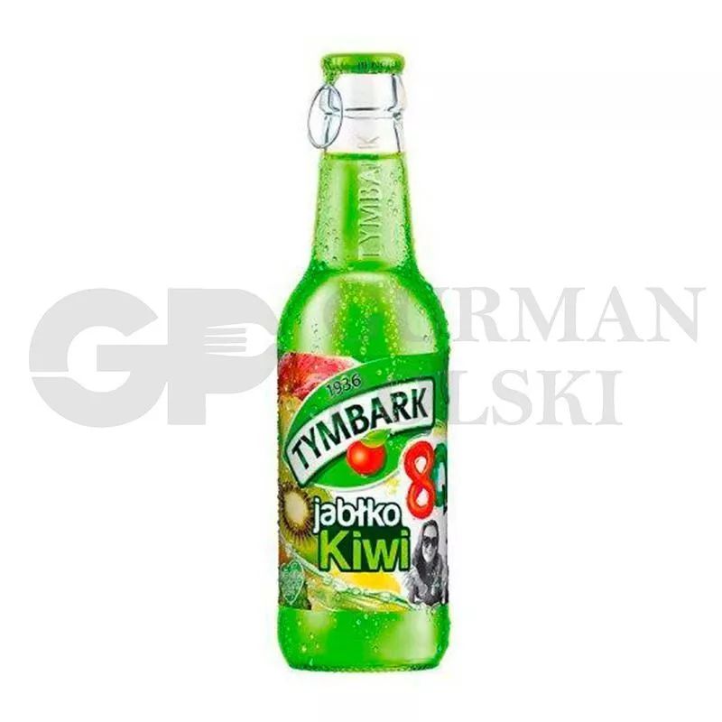 Bebida sin gas con sabor de manzana kivi 0.250ml TYMBARK