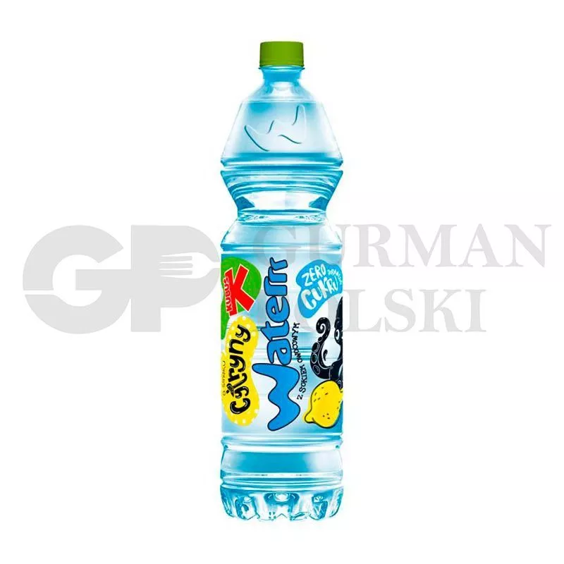 Agua WATERRR con zumo de limon 20% PET  1.5L KUBUS