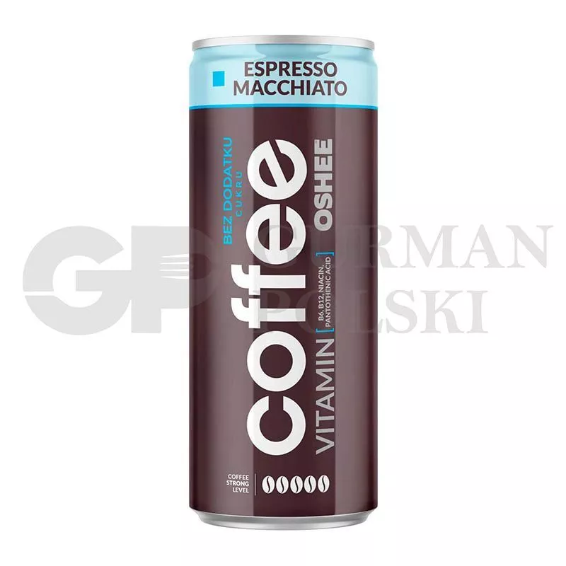 Bebida CAFE EXPRESSO MACCHIATO sin azucar 250ml OSHEE