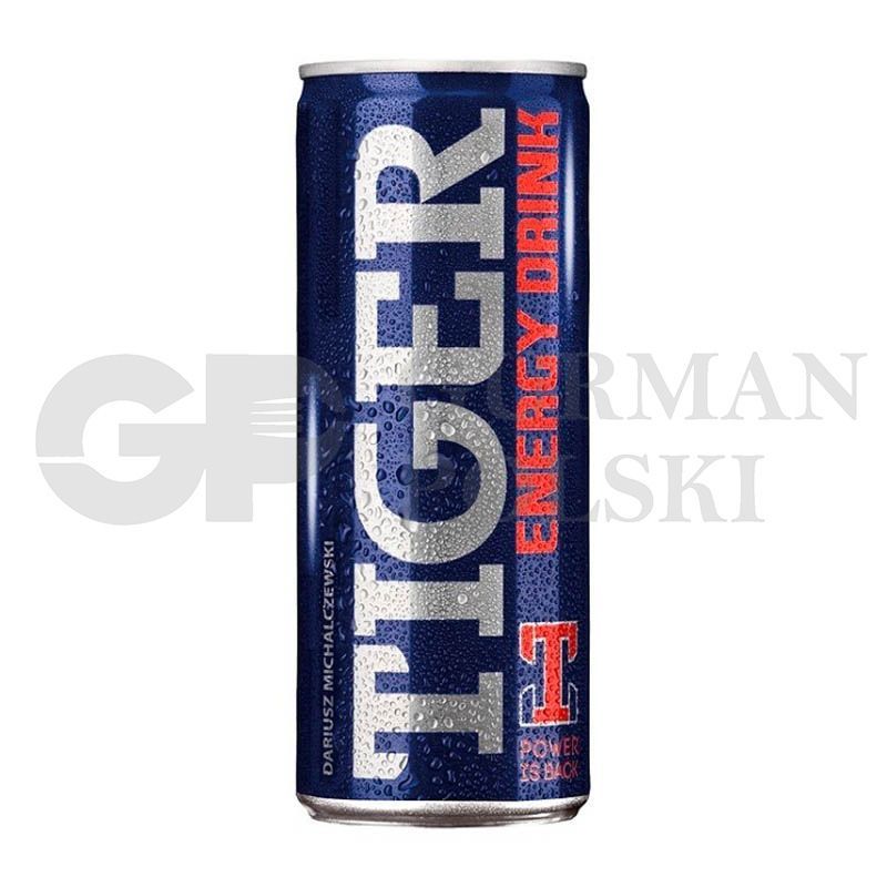 Bebida energetica clasica TIGER MAX en lata 250ml MASPEX