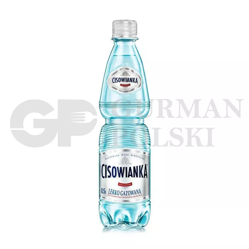 Agua con gas delicado 0.5L CISOWIANKA