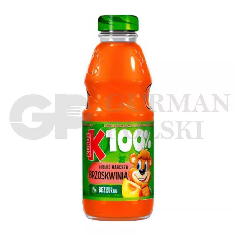 Zumo de zanahoria-melocoton-manzana 330ml KUBUS