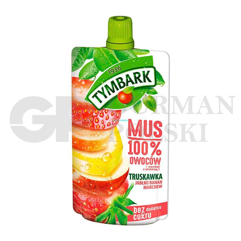 Mousse de fresa 100% 120g TYMBARK