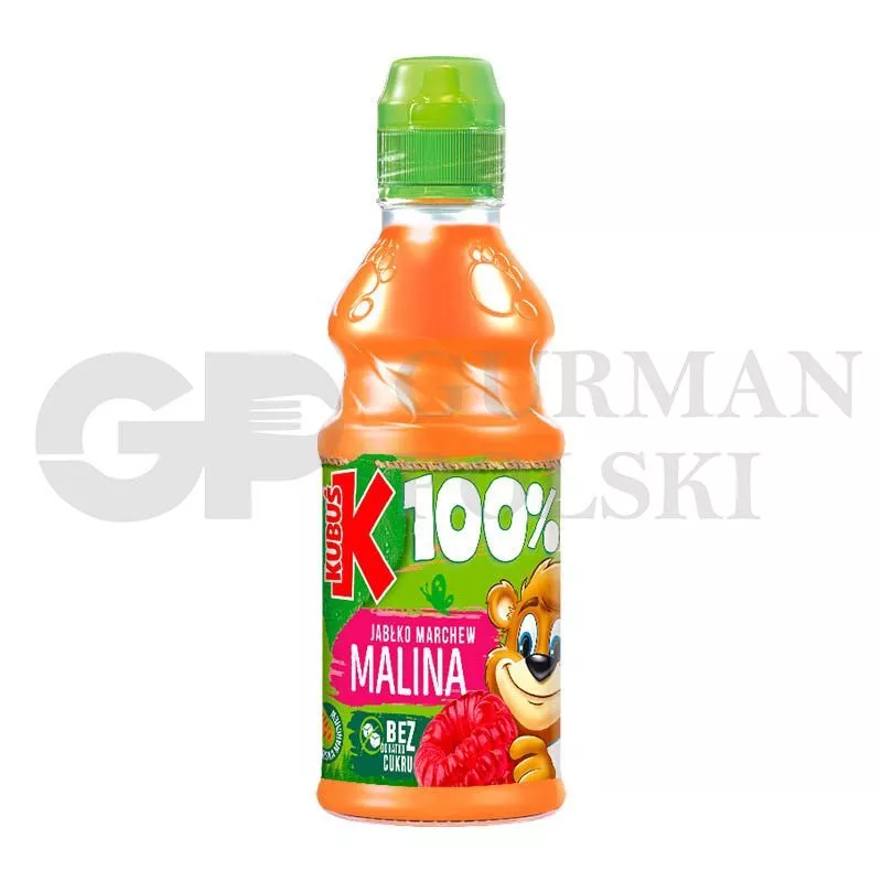 Zumo de zanahoria frambuesa manzana 100% 0.3L KUBUS