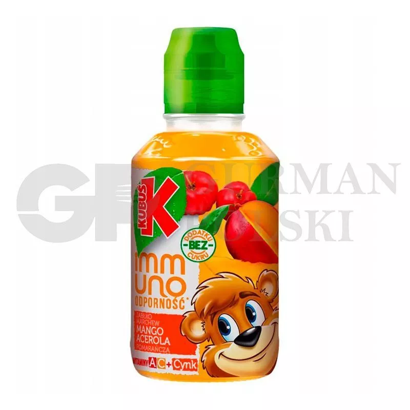 Zumo IMMUNO naranja mango acerola 100% 200ml KUBUS