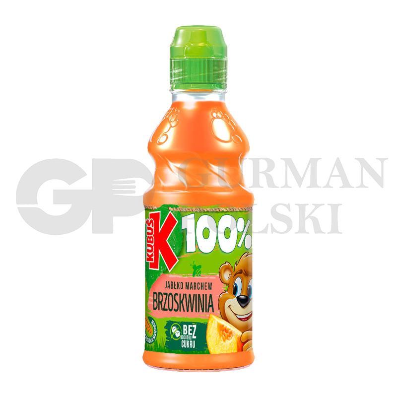 Zumo GO de manzana zanahoria melocoton 300ml KUBUS