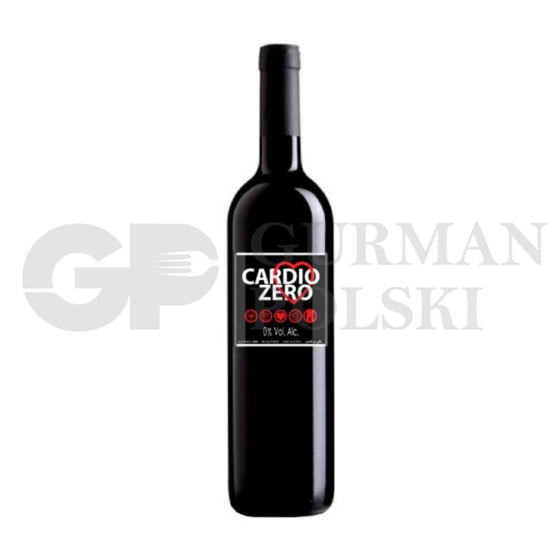 Vino CARDIO rojo semidulce 0%alk 750ml