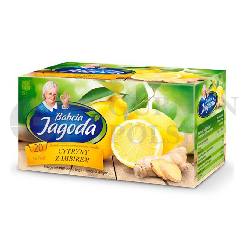 Te con limon.jengibre 20x2g BABCIA JAGODA