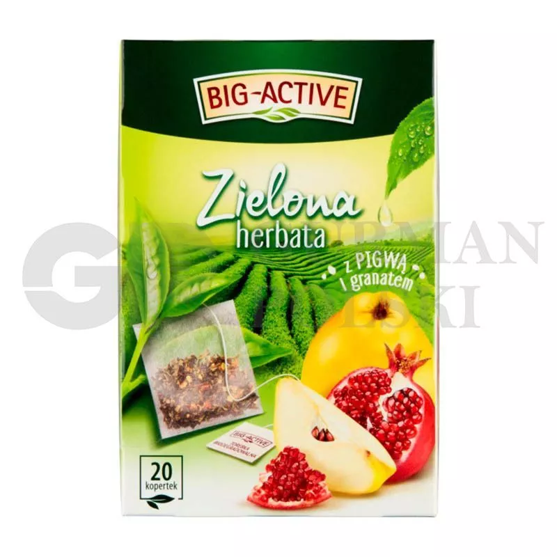 Te verde con membrillo y granada 1.7g x20 BIG ACTIVE