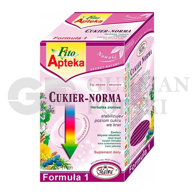 FITO APTEKA Te CUKIER-NORMA 20x2gr MALWA