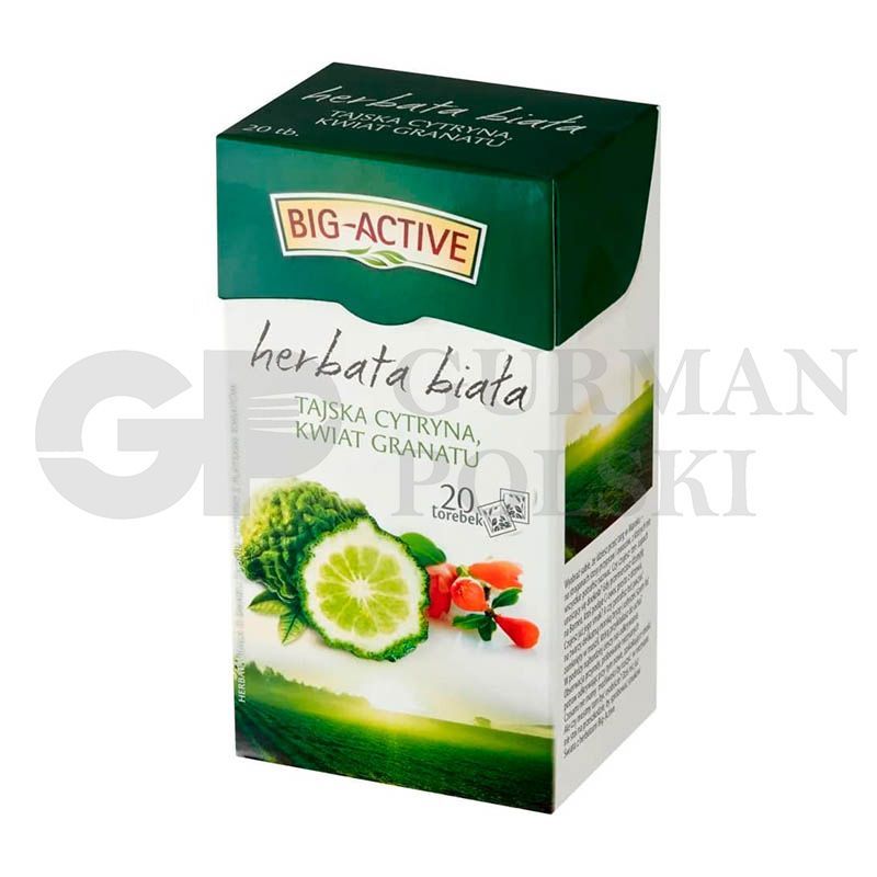 Te blanco con limon tailandes 1.5g x20 BIG ACTIVE