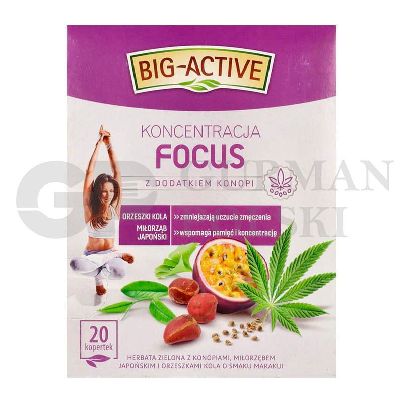 Te expres green FOCUS con cañamo 1.5g x20 BIG ACTIVE