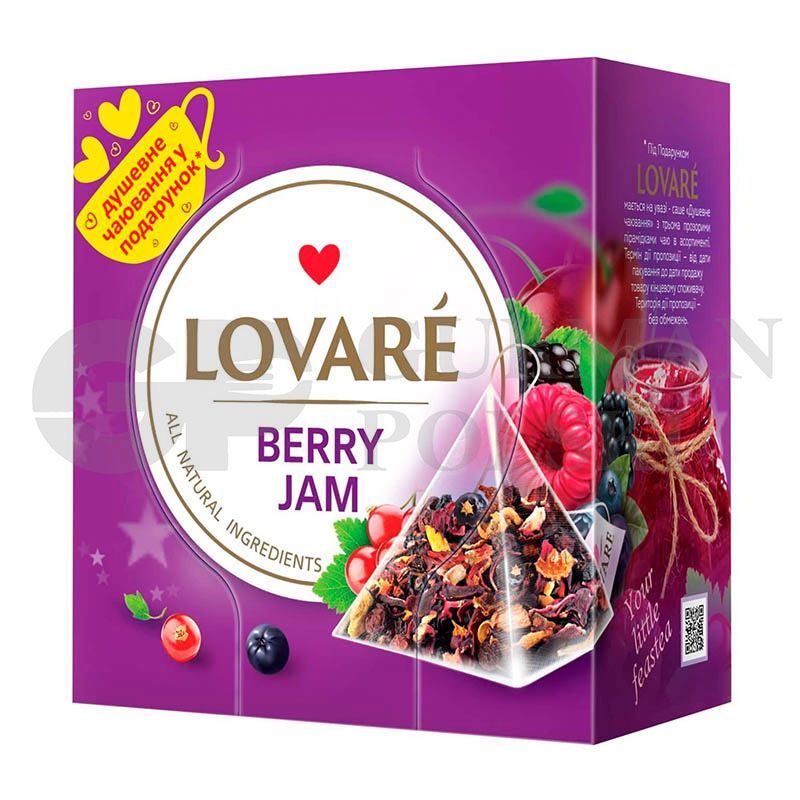 Te de frutas BERRY JAM 2g x15 LOVARE