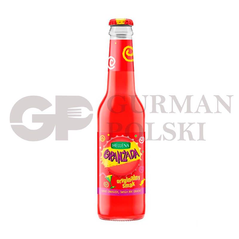 Bebida con gas ORANZADA rojo 20% zumo 275ml HELLENA