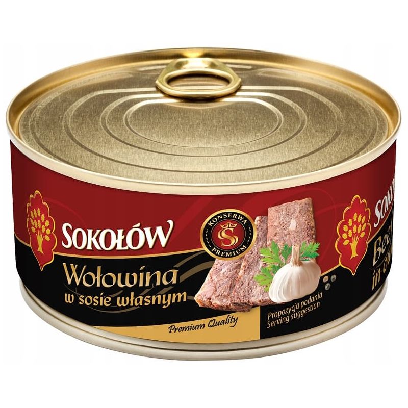 Wolowina w sosie wlasnym 300gr SOKOLOW